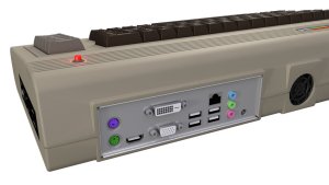 Anschlußfreudig: C64x von Commodore (Foto: Commodore USA)