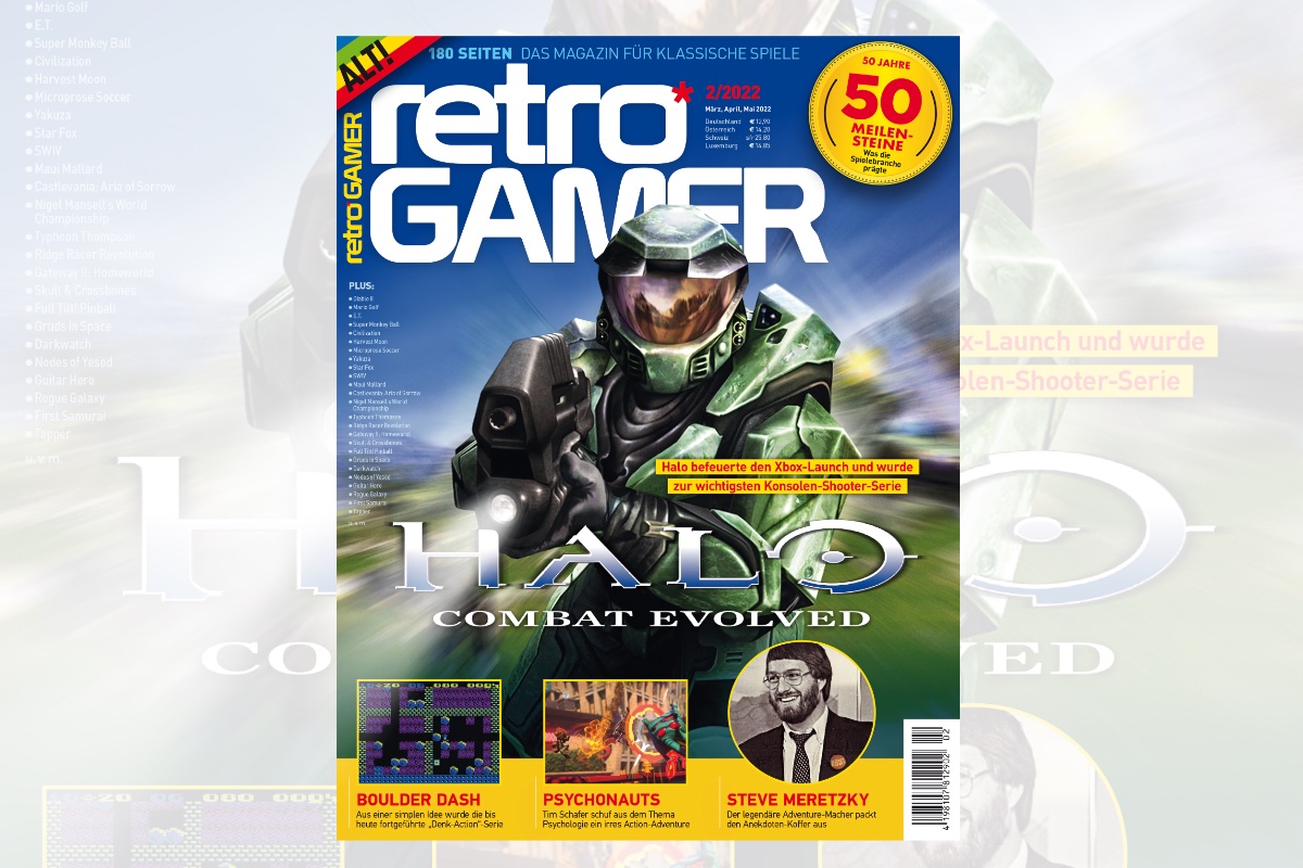 Retro-Magazin Retro Gamer Ausgabe 02/2022 jetzt erhältlich