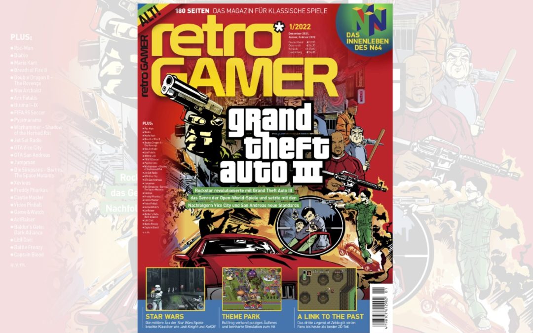 Retro-Magazin Retro Gamer Ausgabe 01/2022 jetzt erhältlich