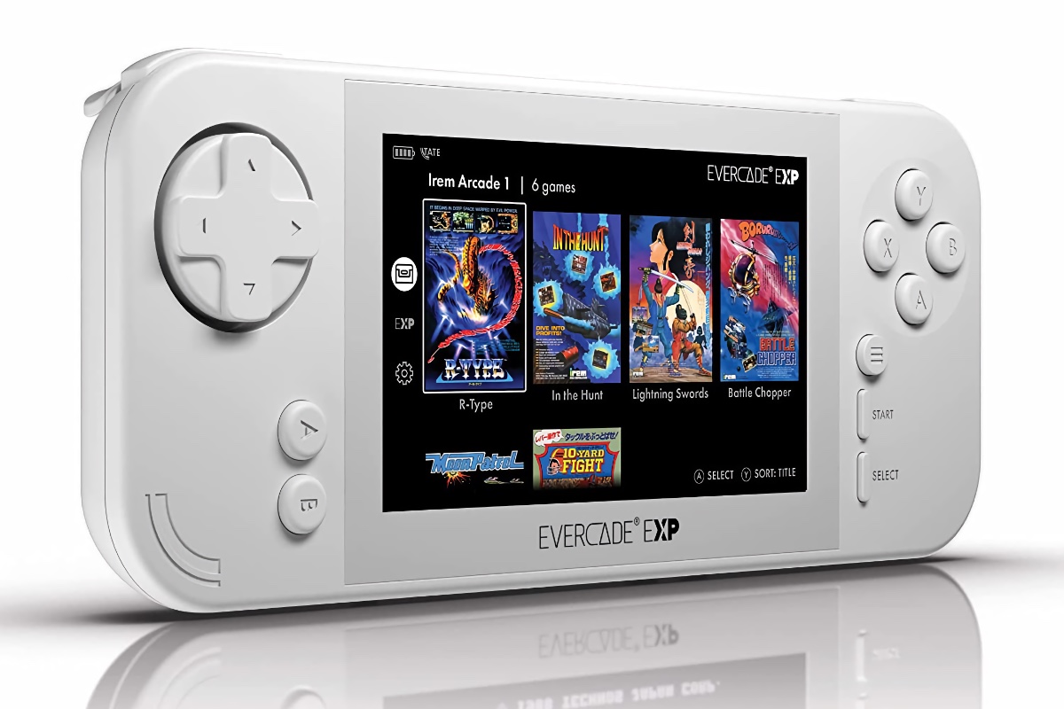 Retro-Handheld Evercade EXP erscheint am 24. November 2022 inkl. Capcom-Spiele