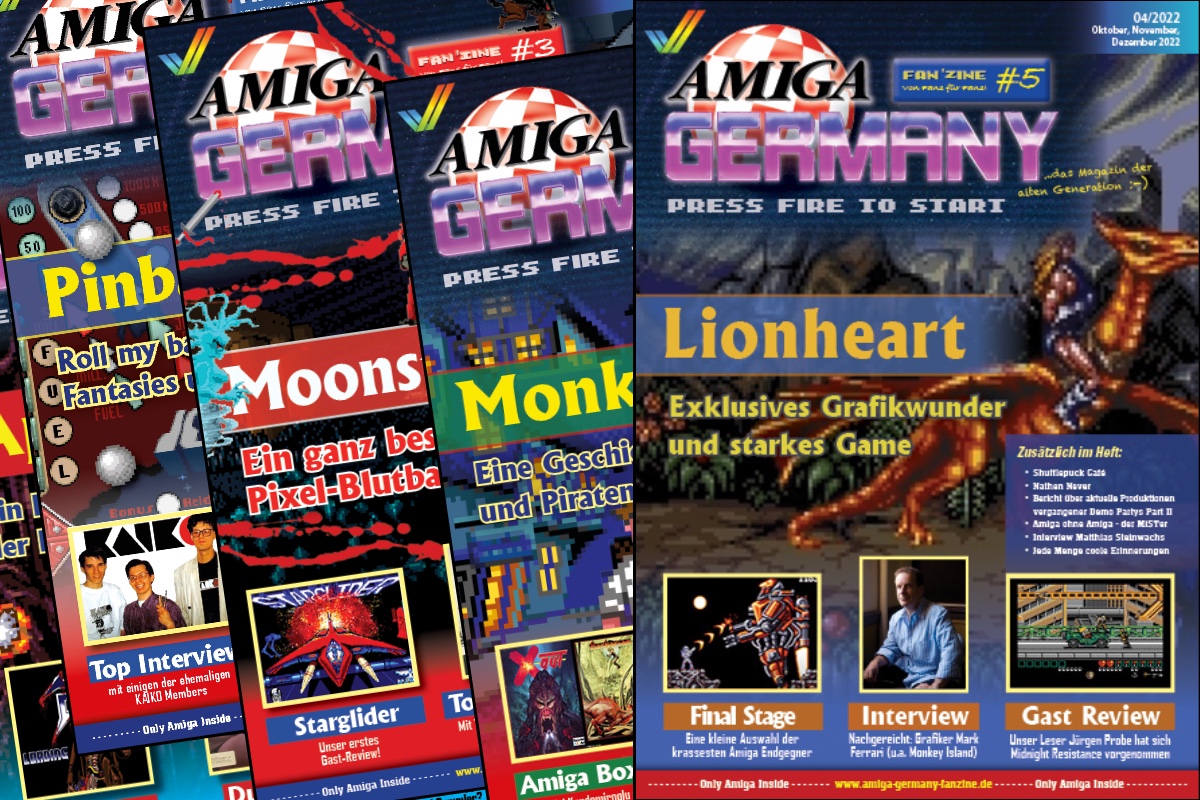 Amiga Germany Fanzine Ausgabe 4/2022 jetzt vorbestellen
