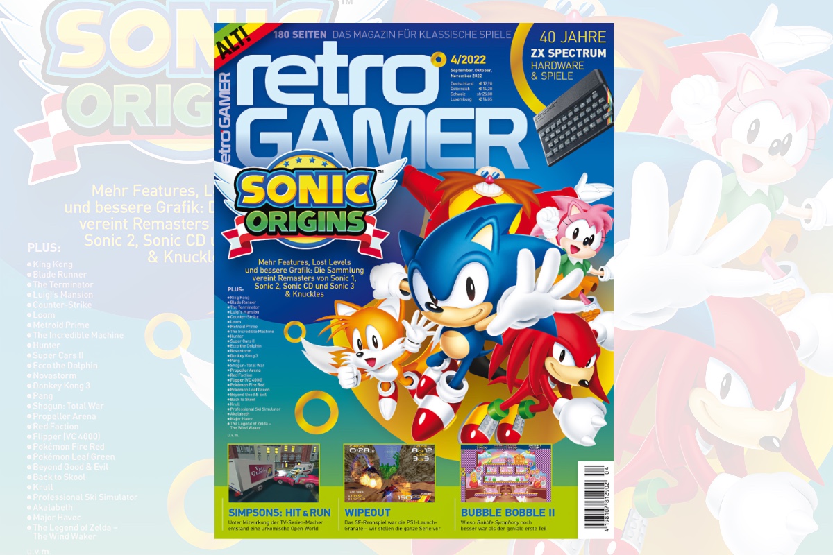 Retro-Magazin Retro Gamer Ausgabe 04/2022 jetzt erhältlich