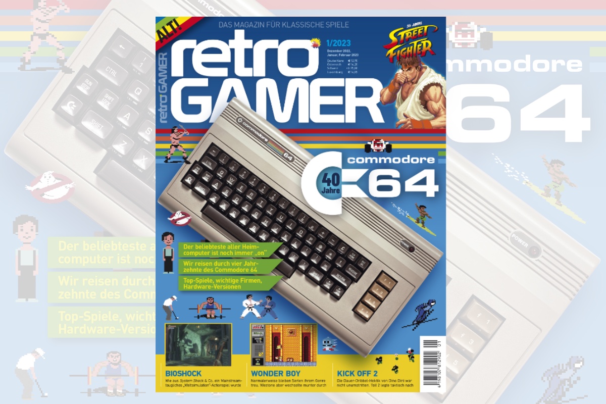 Retro-Magazin Retro Gamer Ausgabe 01/2023 jetzt erhältlich