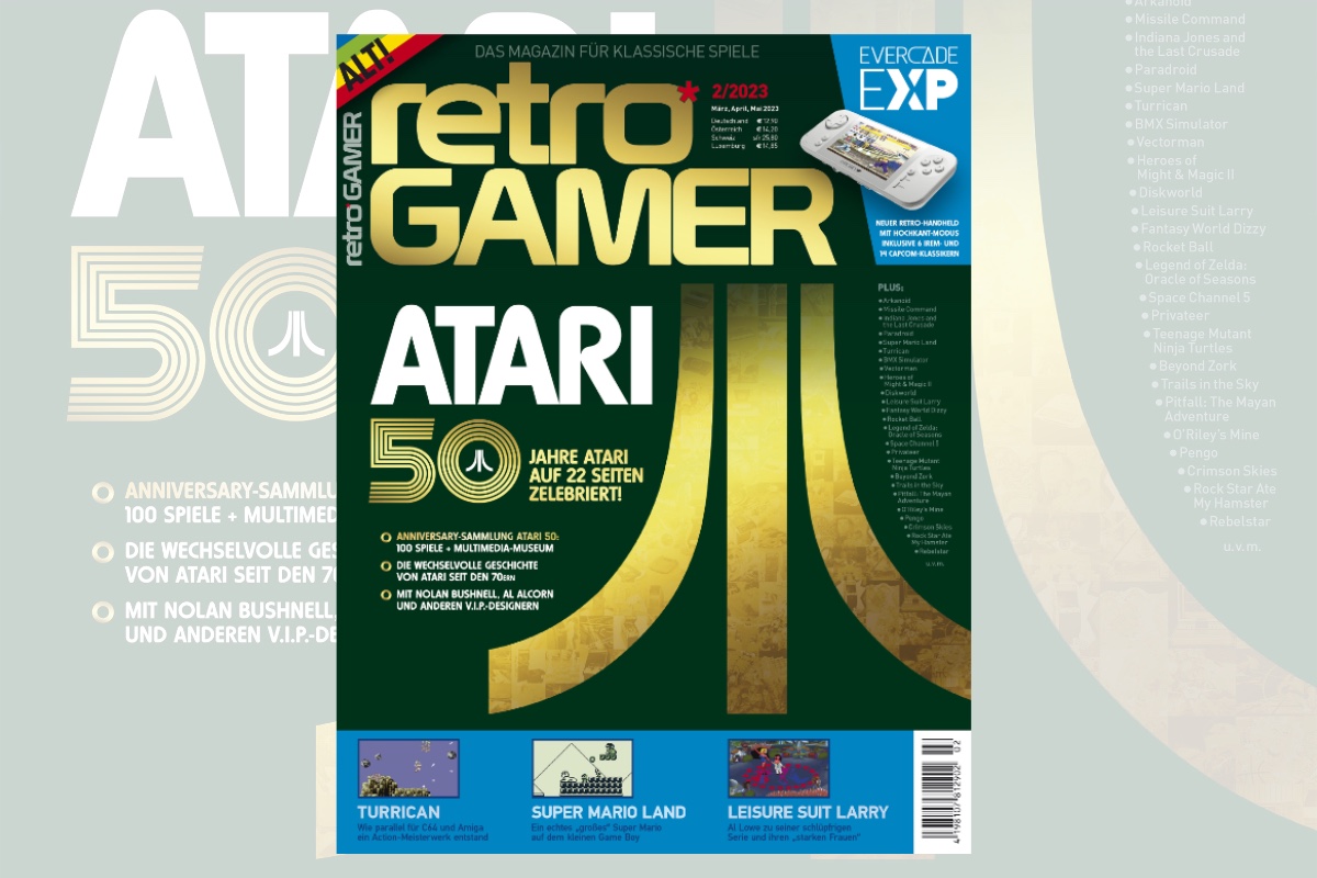 Retro-Magazin Retro Gamer Ausgabe 02/2023 jetzt erhältlich